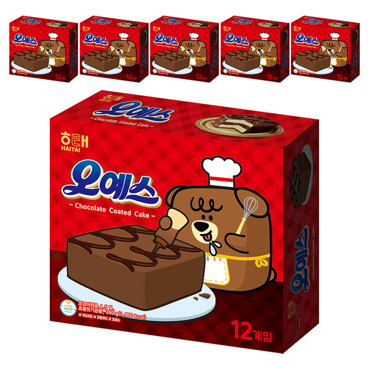 해태제과 오예스, 360g, 6개