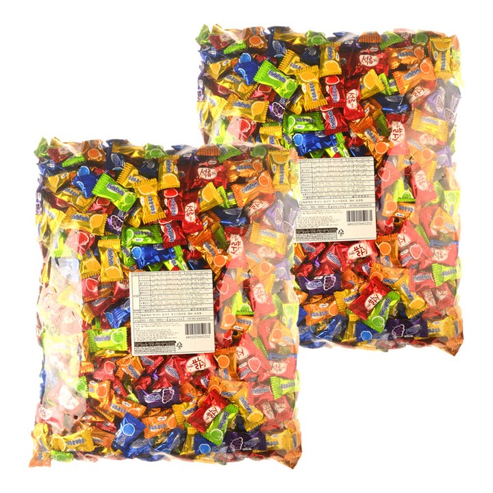 일광제과 뉴 후루츠 캔디 7가지맛, 3kg, 2개