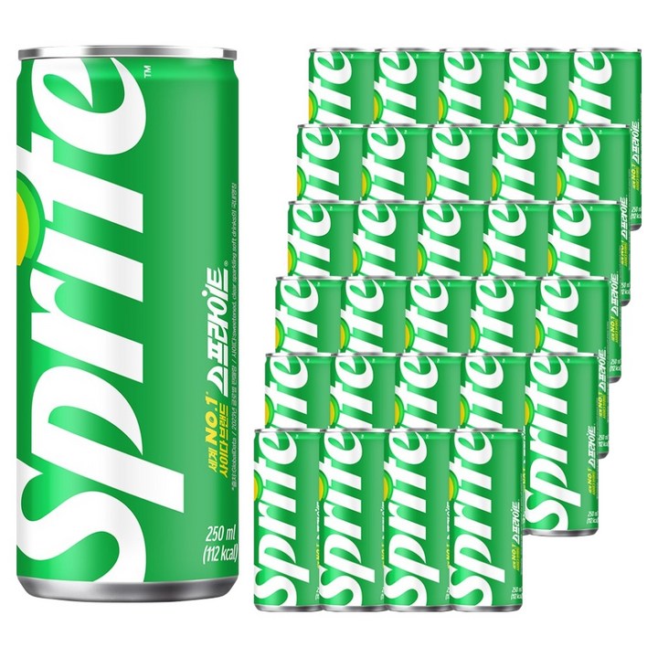 스프라이트 사이다, 250ml, 30개