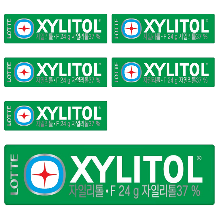 롯데자일리톨 에프, 24g, 6개