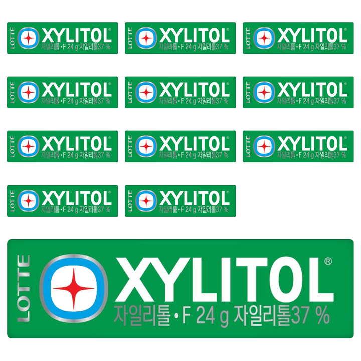 롯데자일리톨 에프, 24g, 12개