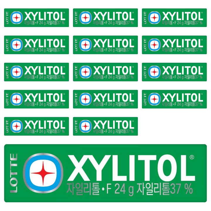 롯데자일리톨 에프, 24g, 15개