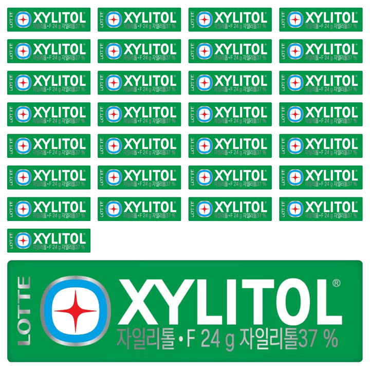 롯데자일리톨 에프, 24g, 30개