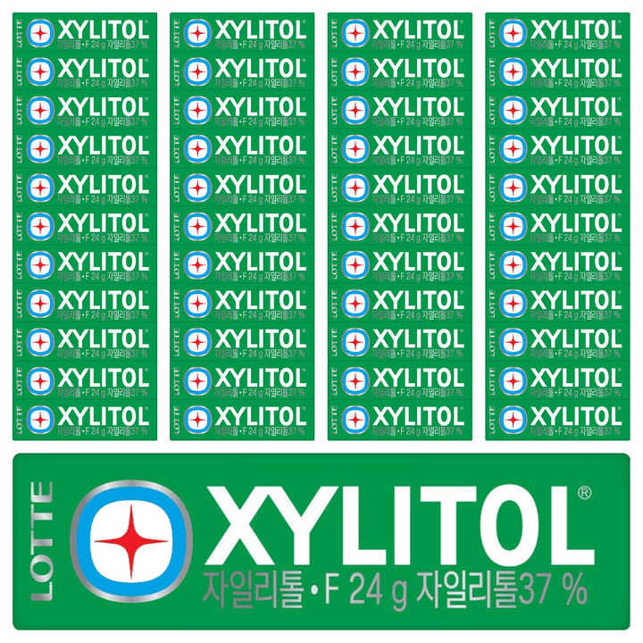 롯데자일리톨 에프, 24g, 45개