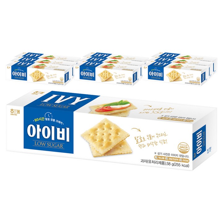 해태제과 아이비, 58g, 10개