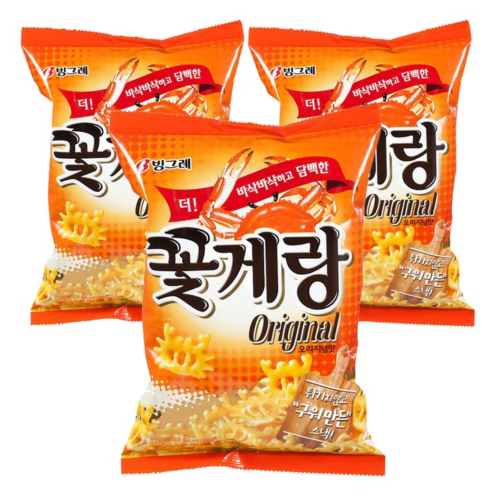 꽃게랑, 70g, 3개