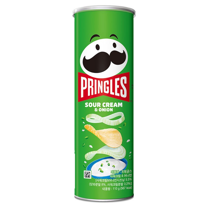 프링글스 사워크림 앤 어니언, 110g, 1개