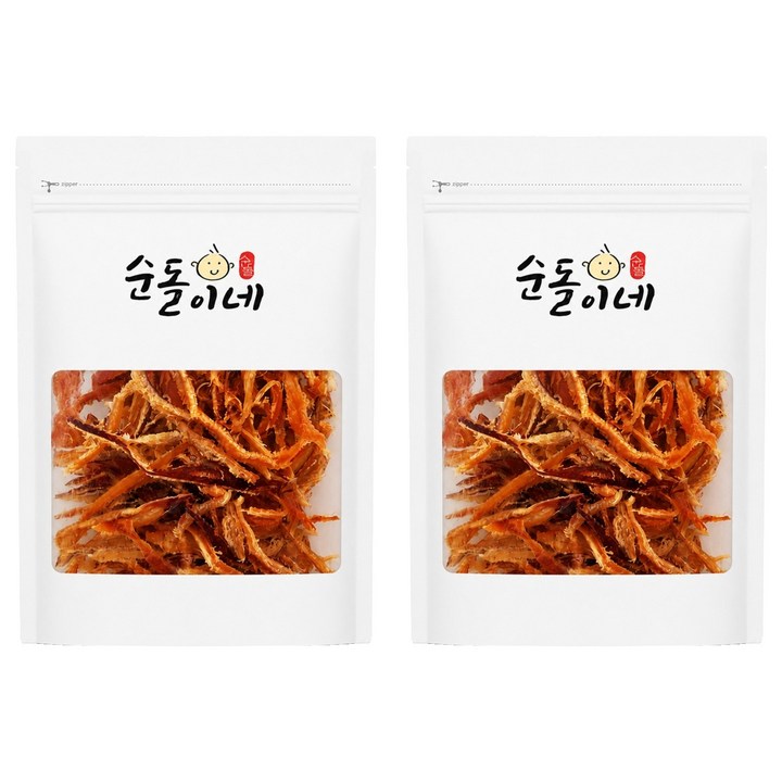 순돌이네 버터구이 맥반석 오징어, 2개, 150g