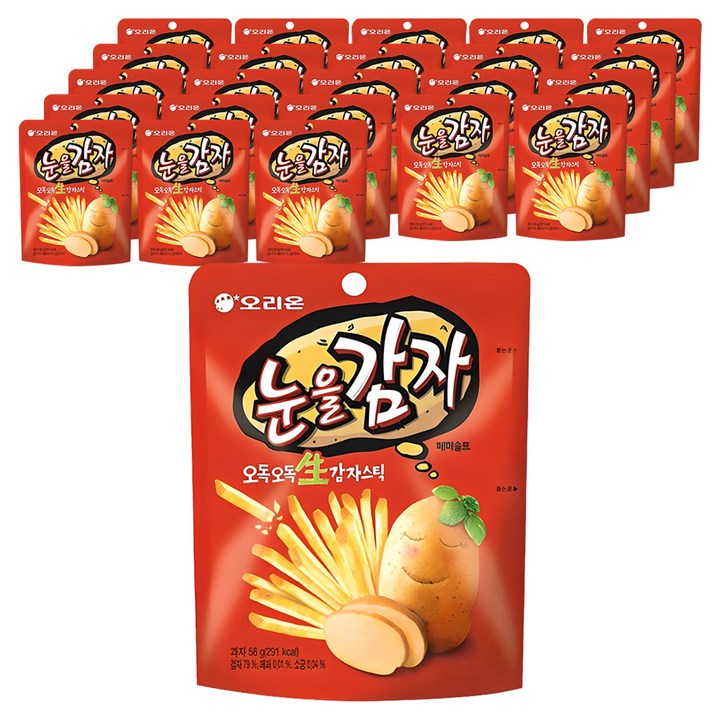 오리온 눈을감자, 56g, 24개
