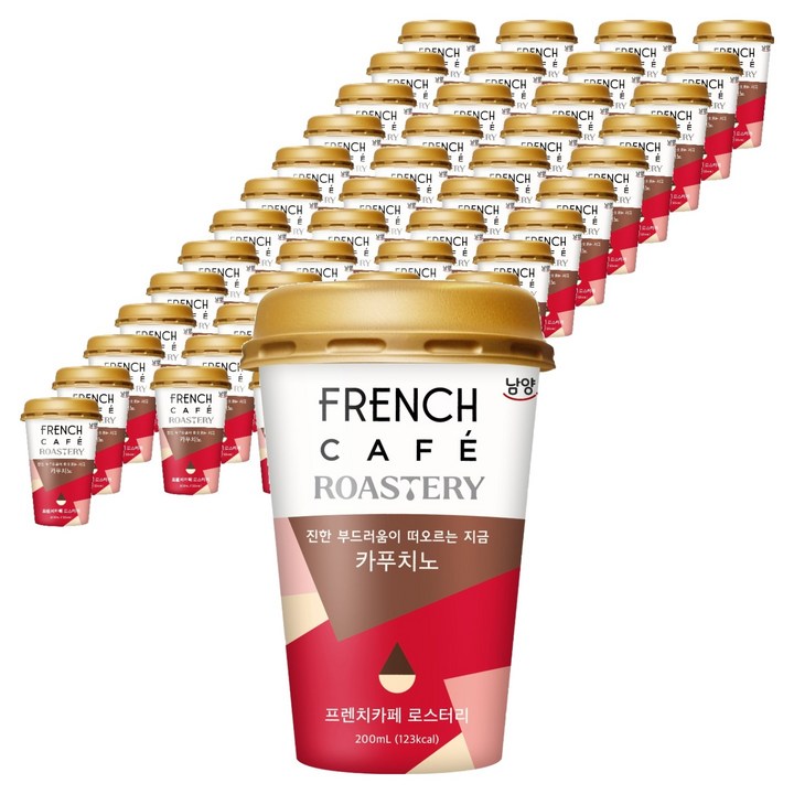 프렌치카페 로스터리 카푸치노, 200ml, 60개