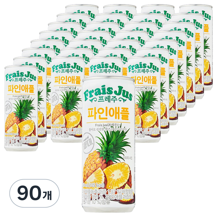 프레주 파인애플, 240ml, 90개