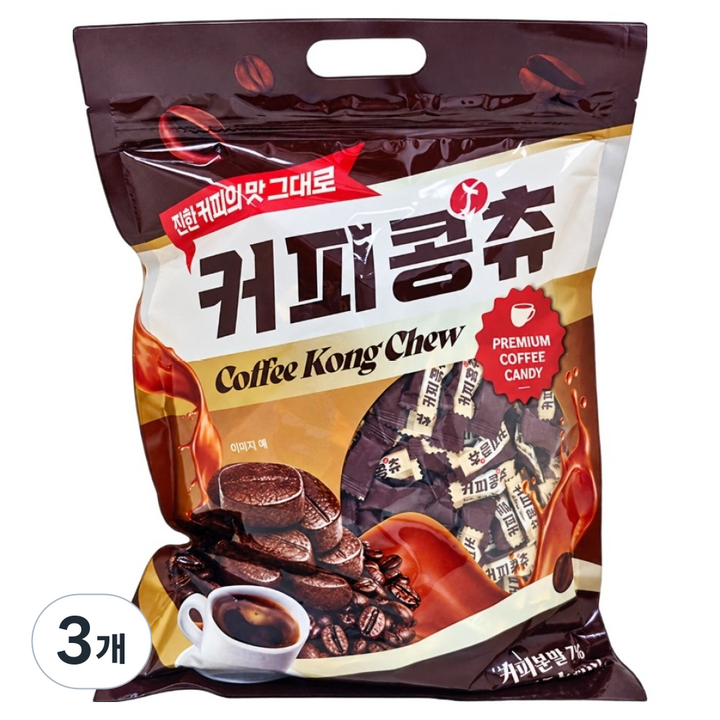커피콩츄, 500g, 3개