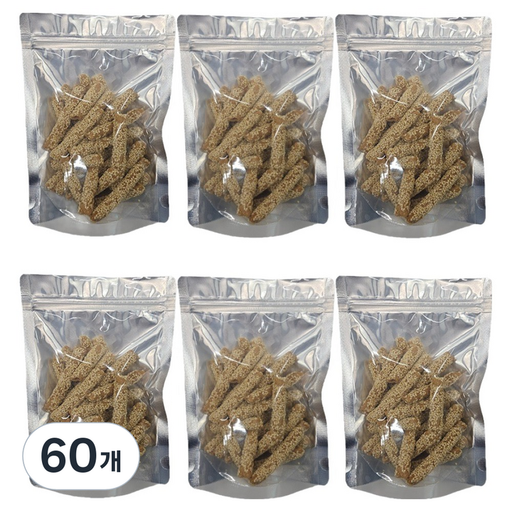 천해무 구운 참마깨 스틱, 60g, 60개