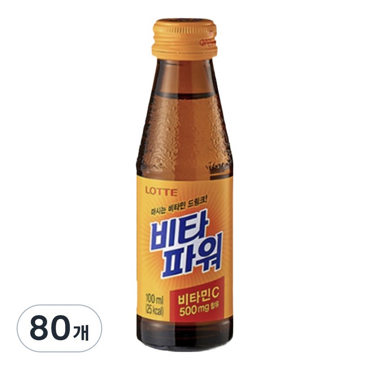 롯데칠성음료 비타파워, 100ml, 80개