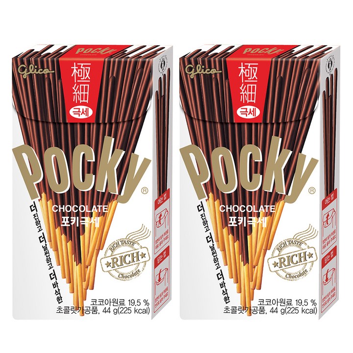 해태 포키극세초콜릿, 44g, 2개