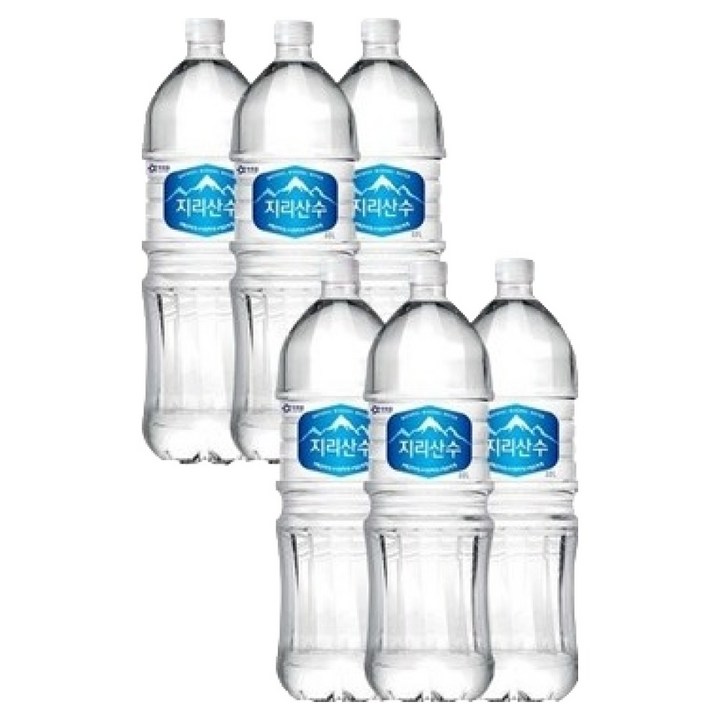 지리산수 아워홈 블루, 6개, 2L