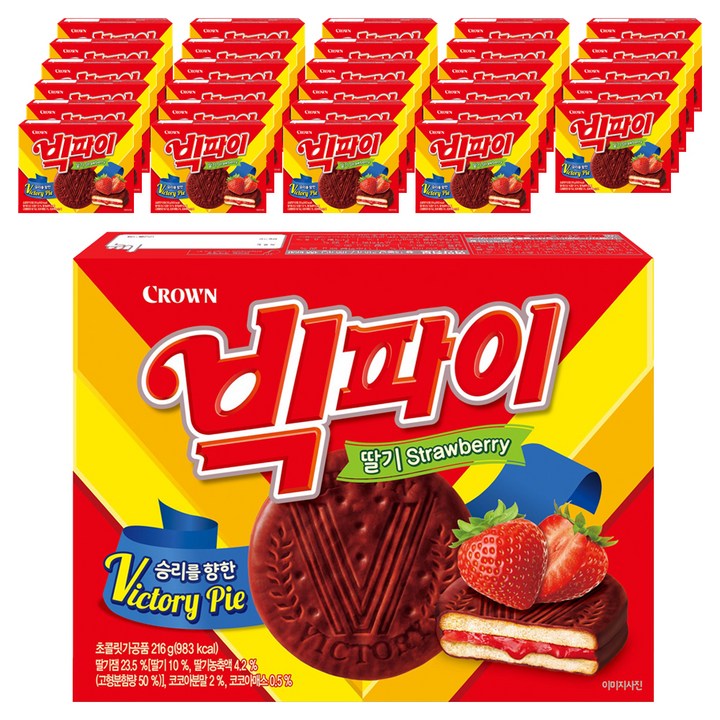 빅파이 딸기, 216g, 50개