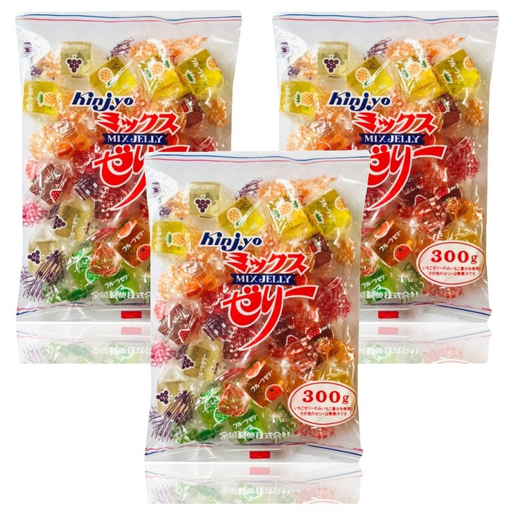 킨조제과 과일 믹스 젤리, 300g, 3개