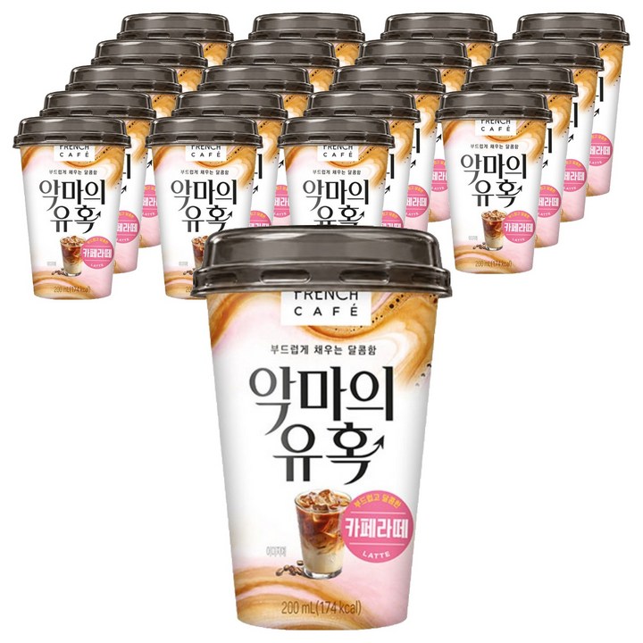 프렌치카페 악마의 유혹 카페라떼, 20개, 200ml