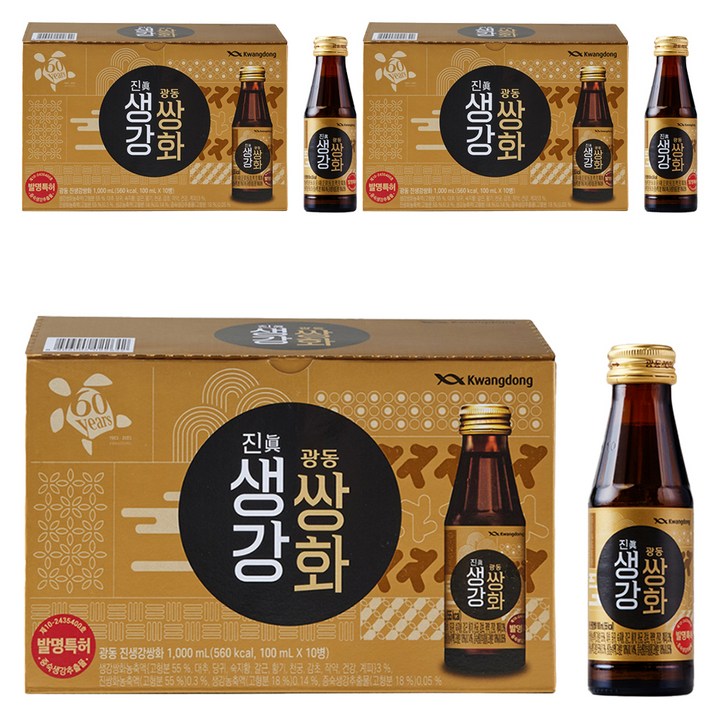 광동제약 진생강 쌍화, 100ml, 30개