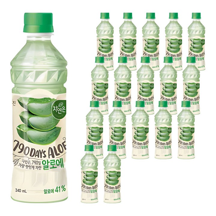 자연은 알로에 주스, 340ml, 18개