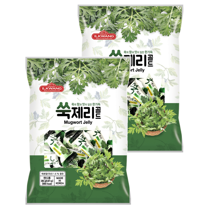 일광제과 쑥 골드 젤리, 280g, 2박스