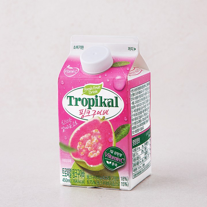 남양유업 트로피칼 핑크구아바 주스, 450ml, 1개