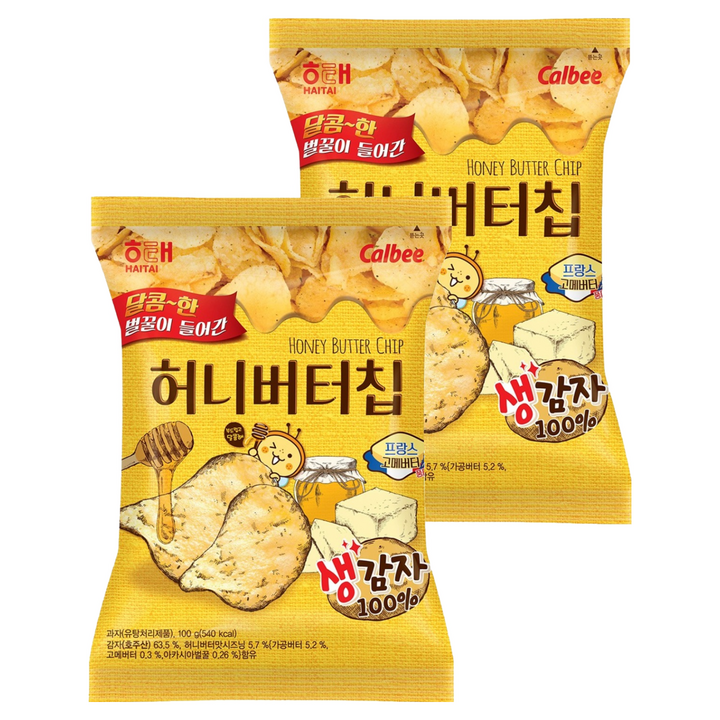 해태제과 허니버터칩, 100g, 2개