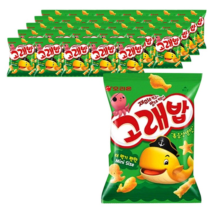 고래밥 미니 볶음양념맛, 20g, 40개