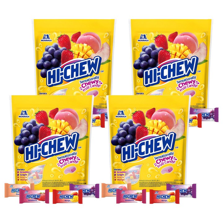 모리나가 하이츄 버라이어티, 800g, 4개