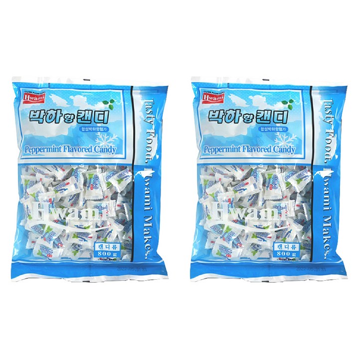화미 박하향캔디, 800g, 2개