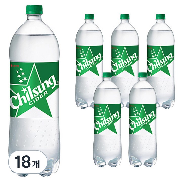 칠성사이다 페트, 2L, 18개