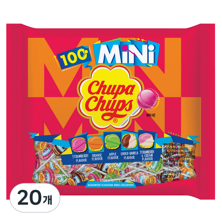 츄파춥스 미니, 600g, 20개
