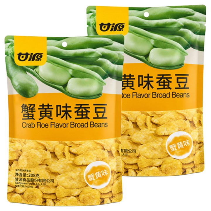 감원 게알맛 잠두콩, 208g, 2개