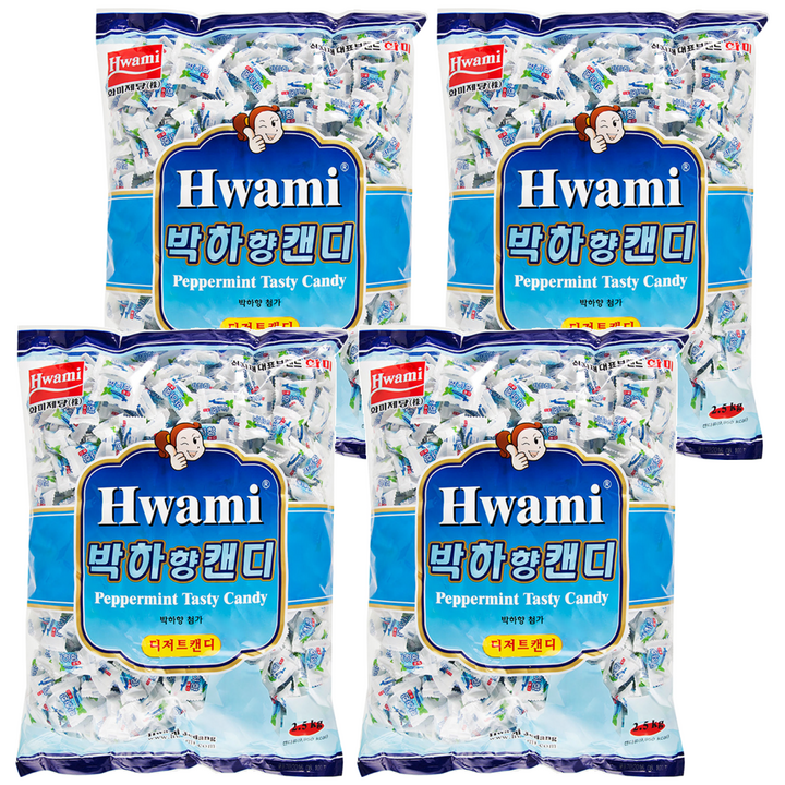 화미 박하맛사탕(大), 2.5kg, 4개