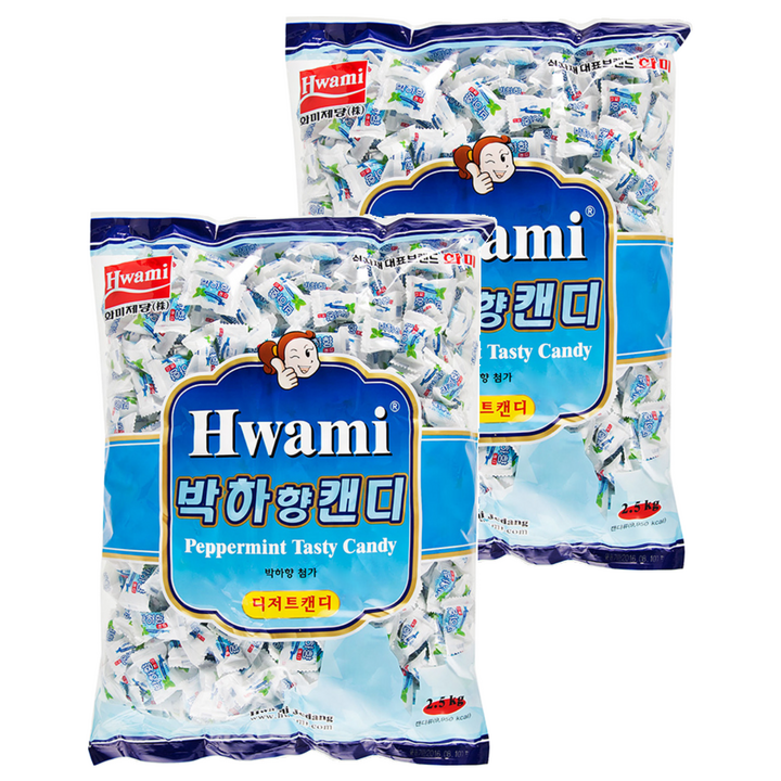 화미 박하맛사탕(大), 2.5kg, 2개