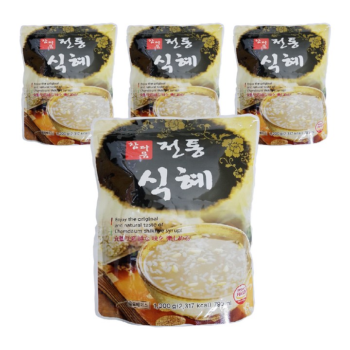 파낙스 참다음 전통식혜, 790ml, 4개
