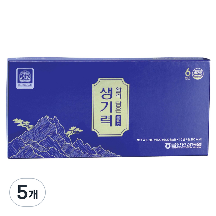 삼지원홍삼 활력담은 생기력, 50개, 20ml