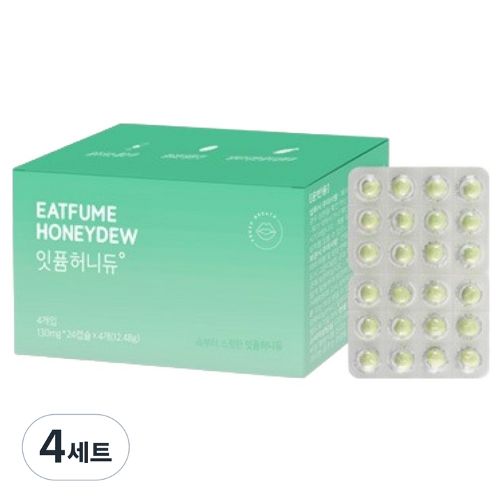 잇퓸 허니듀 24p x 4개, 12.48g, 4세트