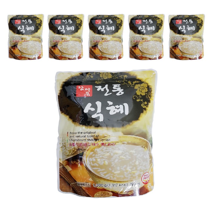 파낙스 참다음 전통식혜, 790ml, 6개