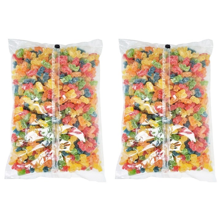 LEGER 대용량 벌크 네온 사우어 베어, 2개, 2.268kg
