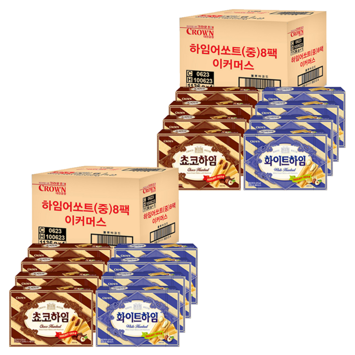 쵸코하임 하임어쏘트 8팩 이커머스, 1.136kg, 2개