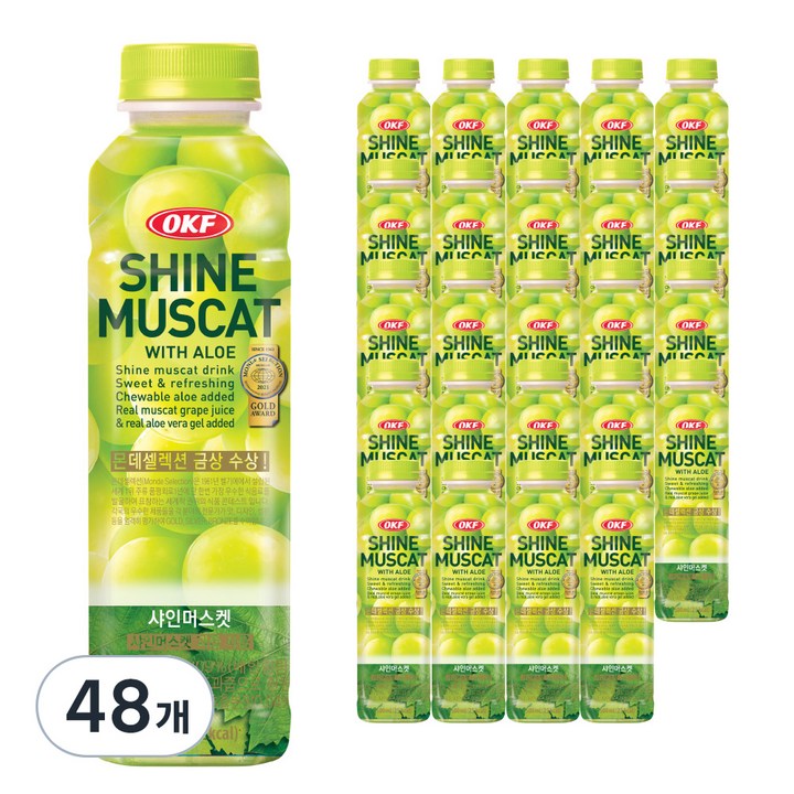 오케이에프 샤인머스켓, 48개, 500ml