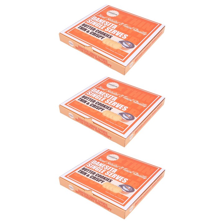 다네시타 댄케이크 버터쿠키 씬앤크리스피 싱글서브, 450g, 3개