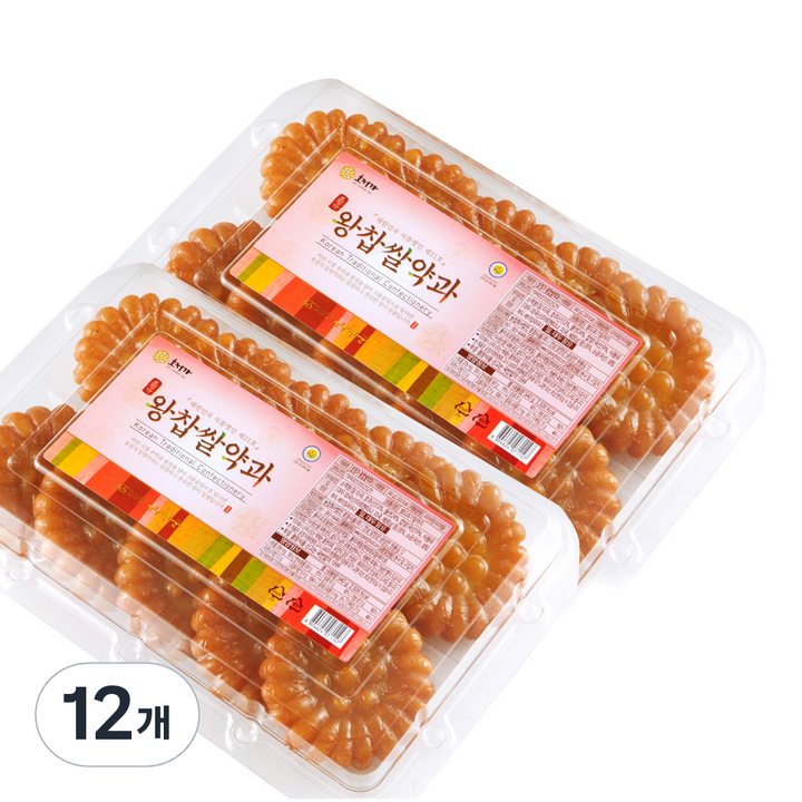 호정가 왕찹쌀약과 10p, 540g, 12개