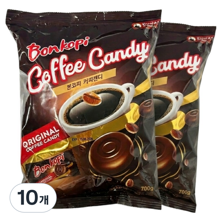이루다 대용량 커피 본코피 캔디, 10개, 700g