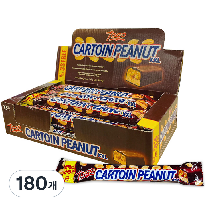 투고 카토인 피넛 초콜릿, 180개, 60g