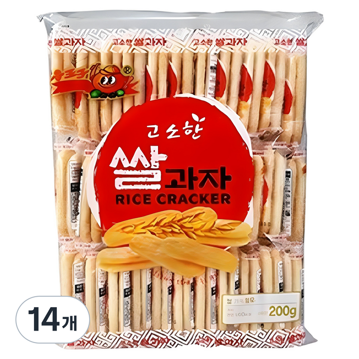 고소한 쌀과자, 200g, 14개