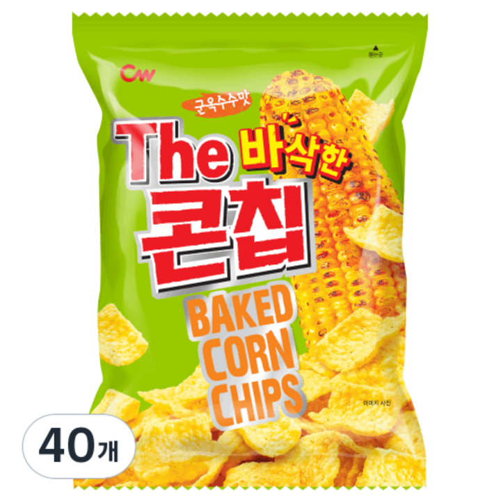 청우식품 콘칩, 72g, 40개