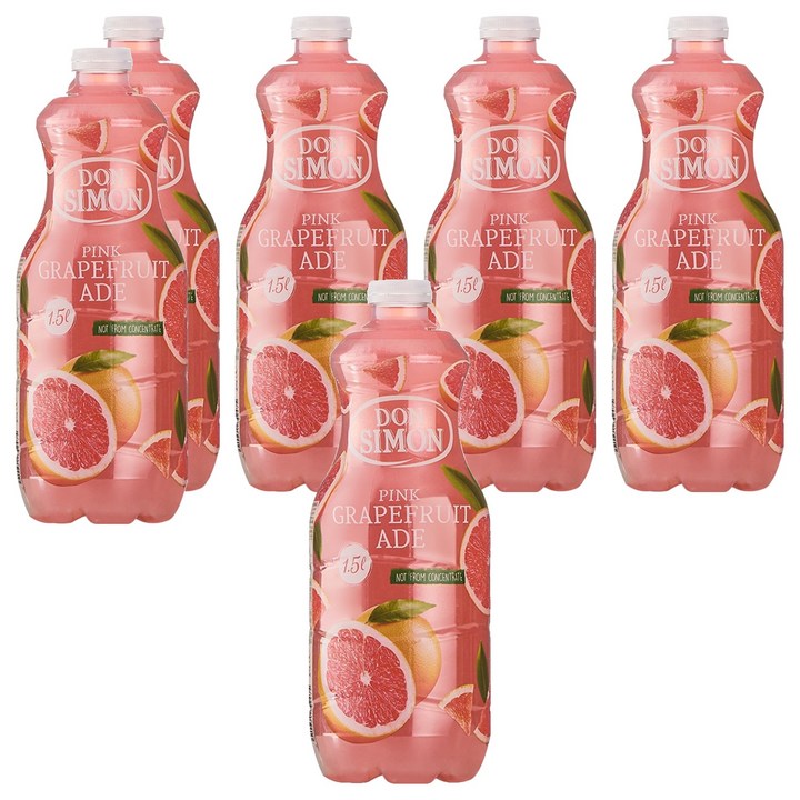 돈시몬 자몽 에이드, 1.5L, 6개
